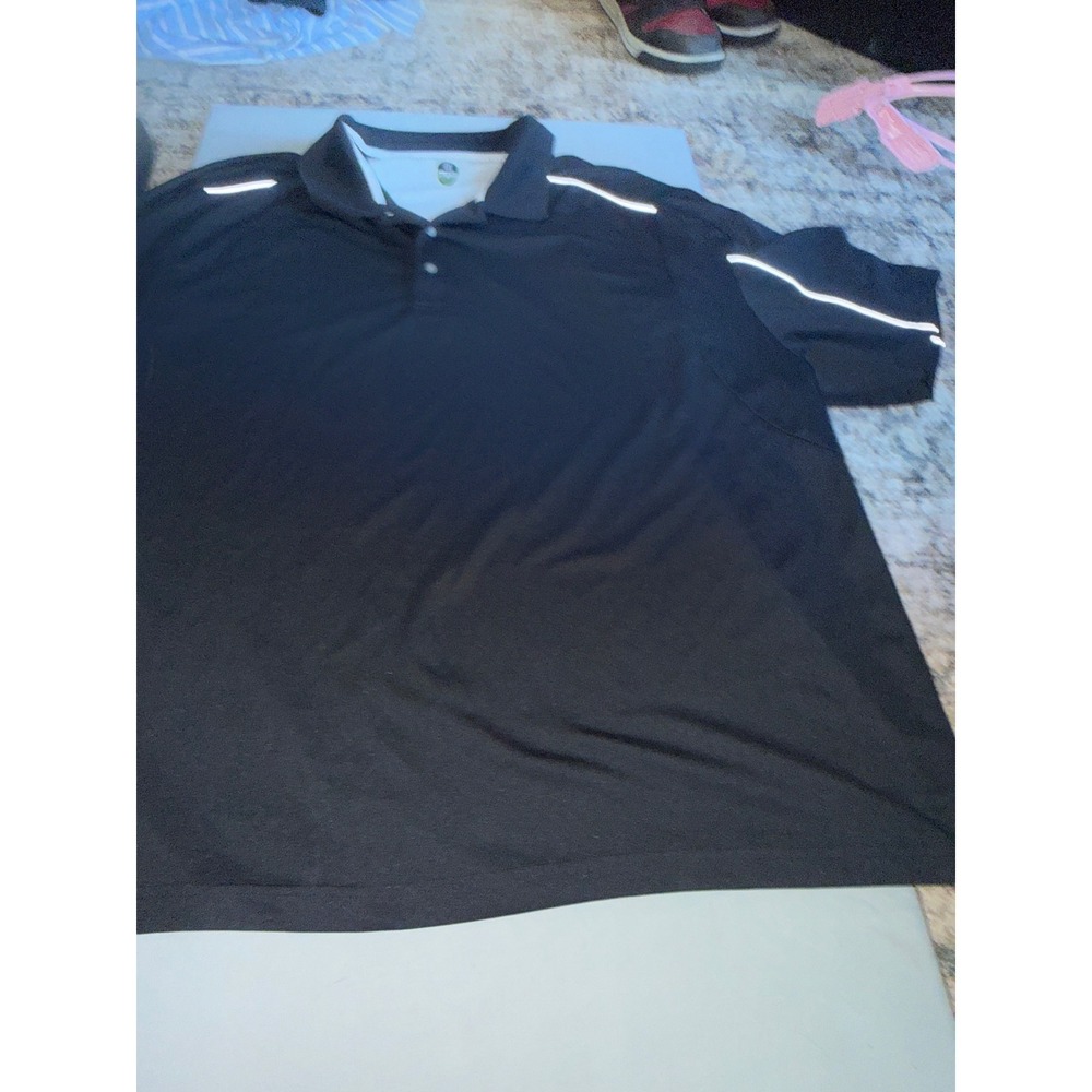 Gorpcore Mens PGA Tour Pro Series Polo Shirt 5XT Black